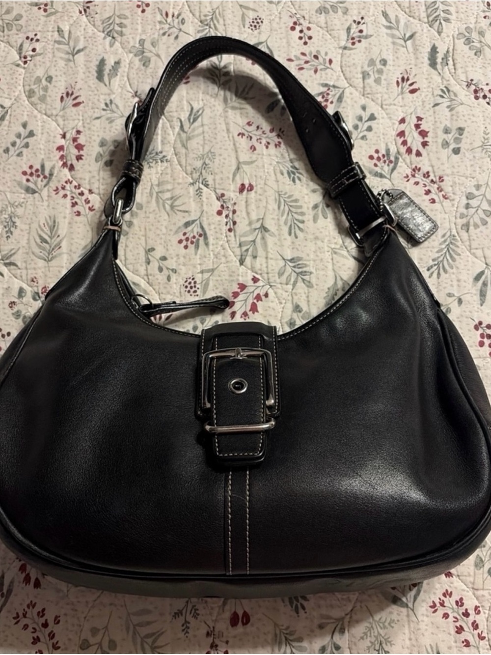Vintage Coach Hamptons Hobo Leather Shoulder Bag